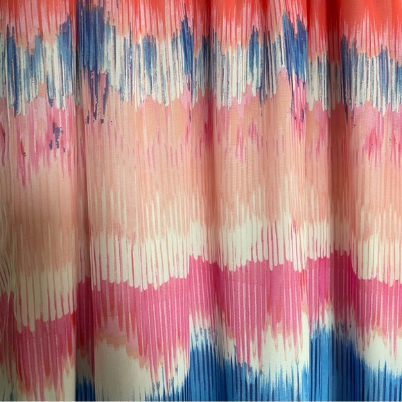 Bisou Bisou Colorful Tie-Dye Ombré Maxi Dress Size 16 - Picture 11 of 15